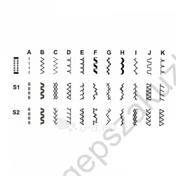 Kép 8/9 - SINGER 3342 Fashion Mate varrógép programok