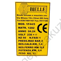 Kép 9/9 - Bielle  5 literes gőzállomás kézivasalóval, keretes teflon talppal - 1F44/5  