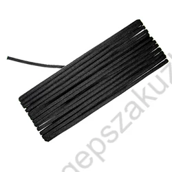 Kép 1/2 - 5 mm széles fekete bordázott gumi