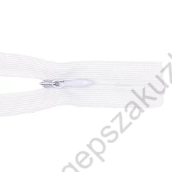 Kép 2/3 - Rejtett cipzár 35 cm  - fehér  - 1