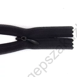 Kép 1/2 - Rejtett cipzár 60 cm  - fekete 2