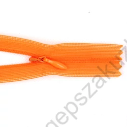 Kép 1/2 - Rejtett cipzár 35 cm  - narancs - 8