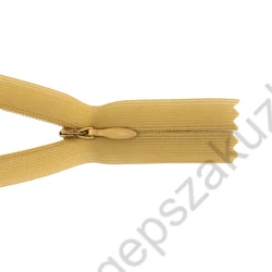 Kép 1/2 - Rejtett cipzár 35 cm  - sötét drapp - 31
