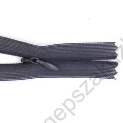 Kép 1/2 - Rejtett cipzár 60 cm  - sötét szürke - 36