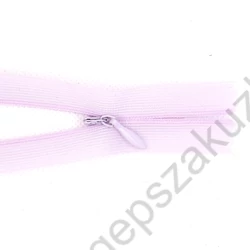 Kép 1/2 - Rejtett cipzár 60 cm  - világos lila - 15