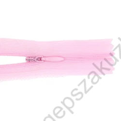 Kép 1/2 - Rejtett cipzár 60 cm  - világos rózsaszínű - 12