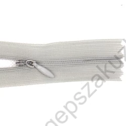 Kép 1/2 - Rejtett cipzár 25 cm  -  világos szürke - 34
