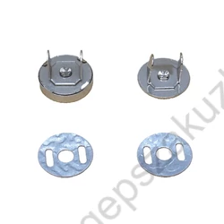 Kép 2/2 - Fém mágneszár - króm -  5db  - 14mm