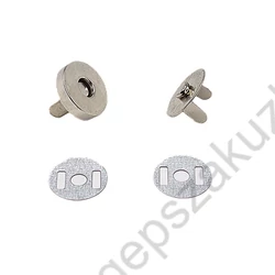 Kép 1/2 - 14 mm krómozott mágneszár  ( 1 pár)