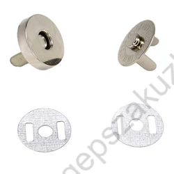 Kép 1/2 - 18 mm krómozott mágneszár  ( 1 pár)