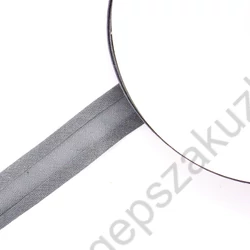 Kép 1/2 - Pamut ferdepánt 20 mm  - középszürke 7096