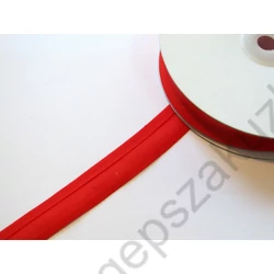 Kép 2/2 - Pamut ferdepánt 20 mm - piros 7028