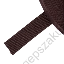 Kép 1/2 - 20 mm széles sötét barna heveder -   088