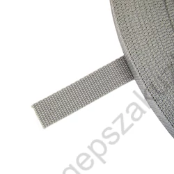Kép 1/2 - 30mm széles világos szürke heveder