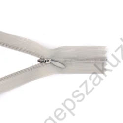 Kép 2/2 - Rejtett cipzár 25 cm  -  világos szürke - 34