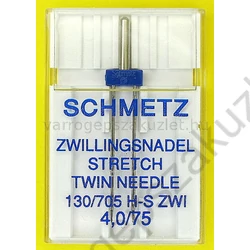 Kép 1/2 - 705H stretch ikertű 75/4.0 mm Schmetz 0