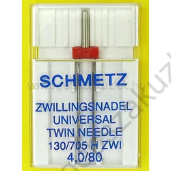 Kép 1/2 - 705H normál ikertű 80/4.0 mm Schmetz