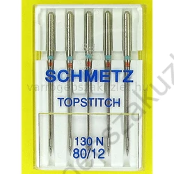 Kép 1/2 - 130N (705H) Topstich - hosszúlyukú tű  Schmetz