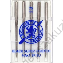 Kép 1/2 - BLACK Super stretch 75 -ös vastag háztartási  géptű