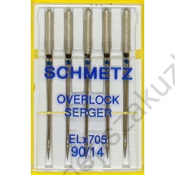 Kép 1/4 - ELx705H overlock tű  - rugalmas anyagokhoz  - Schmetz
