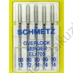 Kép 4/4 - ELx705H / vegyes overlock tű  - rugalmas anyagokhoz  - Schmetz 
