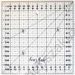 Kép 1/2 - Sew Mate 16x16 cm vonalzó 