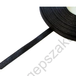 Kép 1/2 - Szatén szalag 6 mm - fekete 