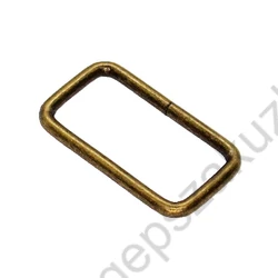 Kép 1/2 - Téglalap 30 mm antikolt fém