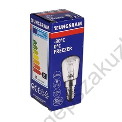 Kép 2/2 - Naumann varrógépbe E14 230V 15W menetes izzó Tungsram