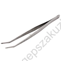 Kép 1/3 - Cérnabefűző csipesz görbe, recés TWE6
