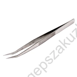 Kép 1/2 - Cérnabefűző csipesz görbe, sima TWE7