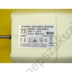 Kép 5/5 - Belső 90W-os motor szíjtárcsa nélkül - WM-2981-9 3