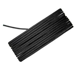 5 mm széles fekete bordázott gumi
