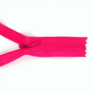 Rejtett cipzár 35 cm  - pink - 14