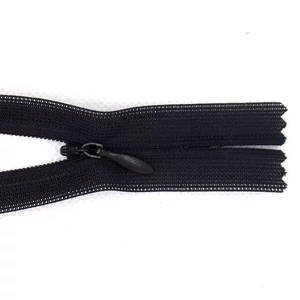Rejtett cipzár 60 cm  - fekete 2