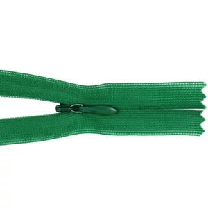 Rejtett cipzár 60 cm - fűzöld - 26