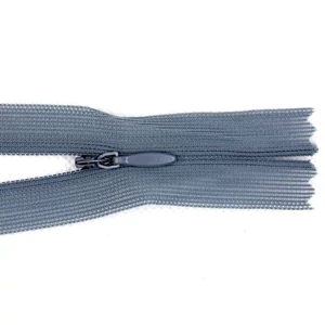 Rejtett cipzár 35 cm  - közép szürke - 35