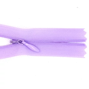 Rejtett cipzár 35 cm  - lila - 16
