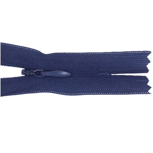 Rejtett cipzár 35 cm  - sötét kék - 21
