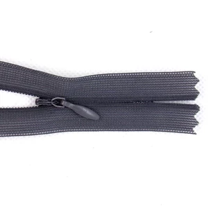 Rejtett cipzár 35 cm  - sötét szürke - 36