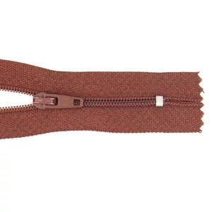 RT-0 cipzár, 18 cm  - középbarna - 331
