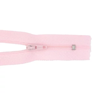 RT-0 cipzár, 18 cm  - 512 halvány rózsaszín 