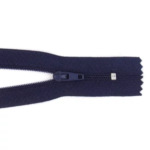 RT-0 cipzár, 18 cm  - 058 sötétkék 