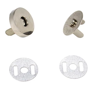 18 mm krómozott mágneszár  ( 1 pár)