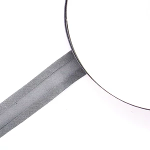 Pamut ferdepánt 20 mm  - középszürke 7096