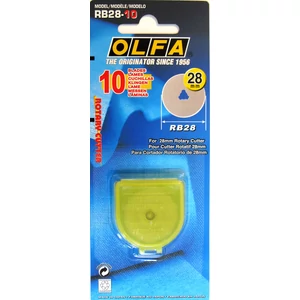 Olfa 28mm pótpenge - 10db - RB-28-10