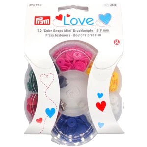 Prym 9 mm vegyes  műanyag patent  - 393950