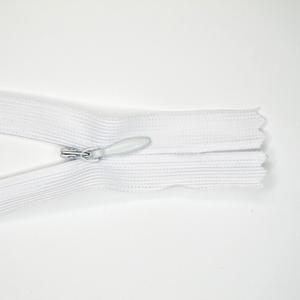 Rejtett cipzár 35 cm  - fehér  - 1