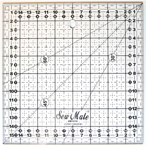 Sew Mate 16x16 cm vonalzó 