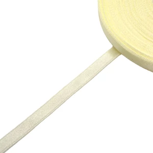 Szatén szalag 6 mm - ekrü 